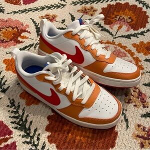 Nike Orange and Red Sneakers
